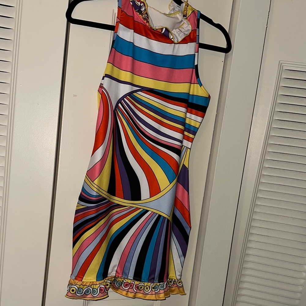 Colorful Sleeveless Dress